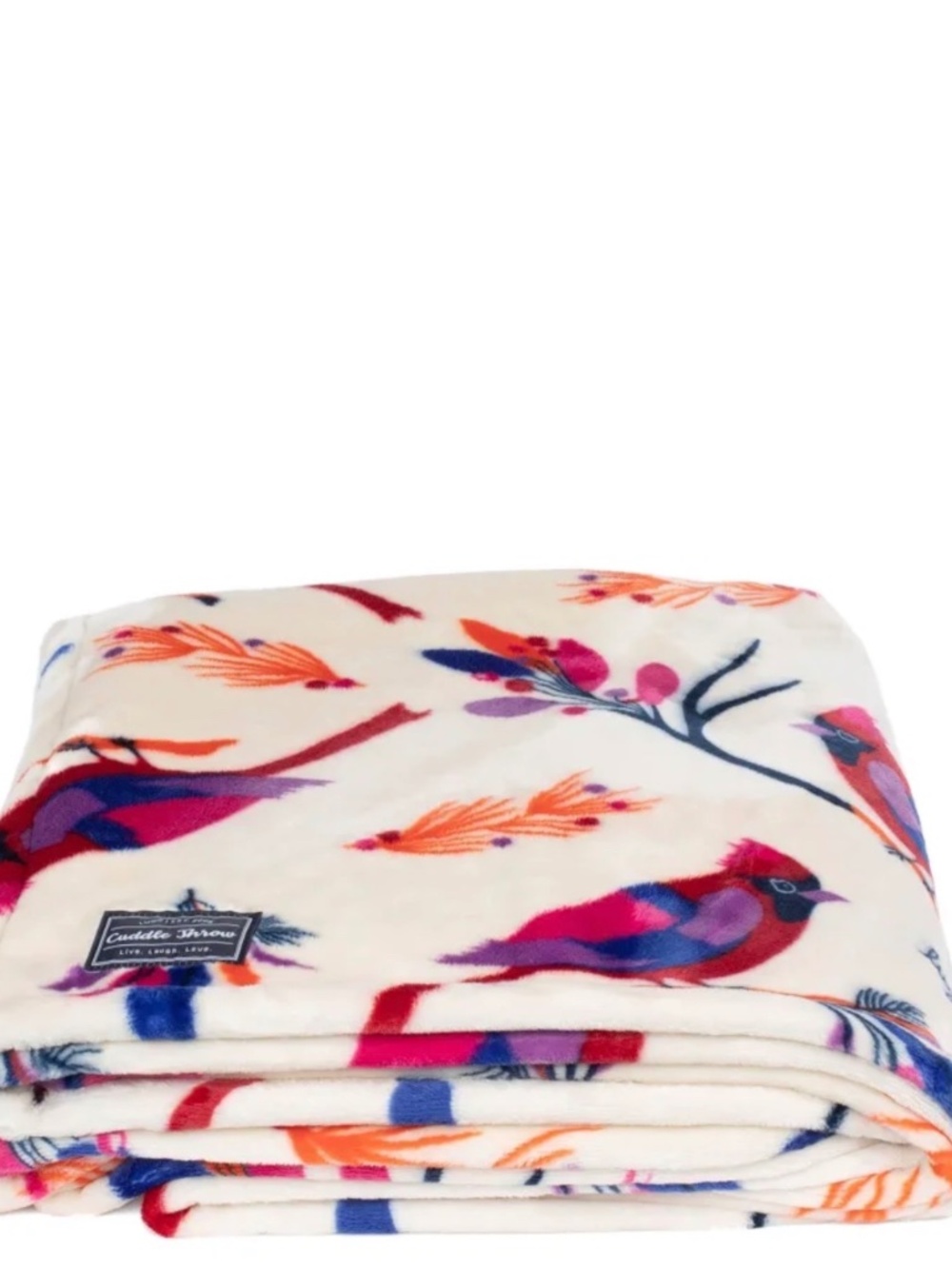 Lug Cuddle Throw Cardinals and Cream